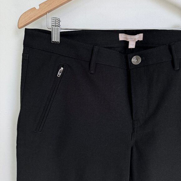 Banana Repbuclic Sloan Fit Zip Ankle Pant Balck - Picture 7 of 11